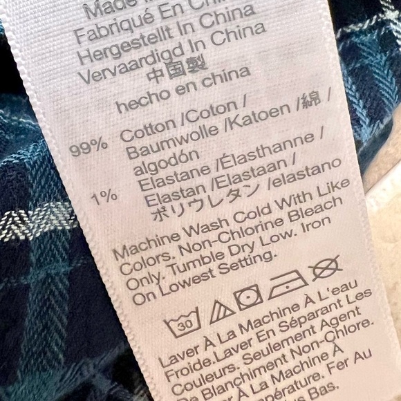 MADEWELL Swenson Popover Shirt in Morefield Plaid boxy cropped boho women’s M - Picture 12 of 12